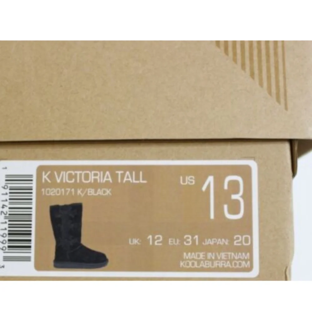 Koolaburra by Ugg Tall Black Suede Boots Girl Size 13